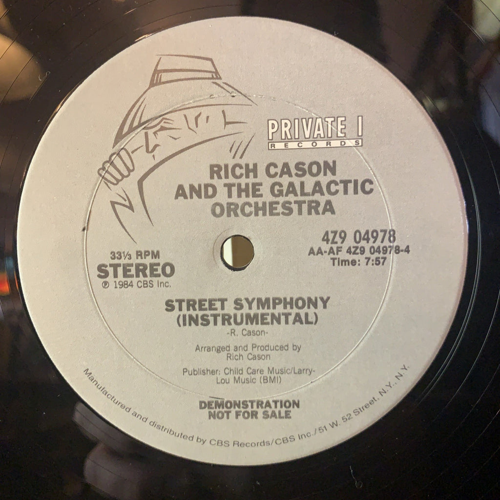 Rich Cason And The Galactic Orchestra – Street Symphony - 12” Promo - NM(M-)