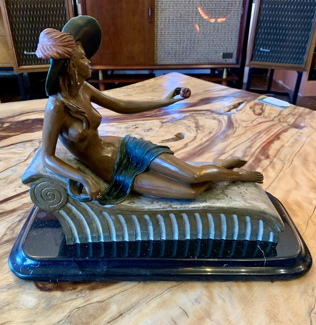 Art Nouveau Bronze Sculpture - Signed By Artist