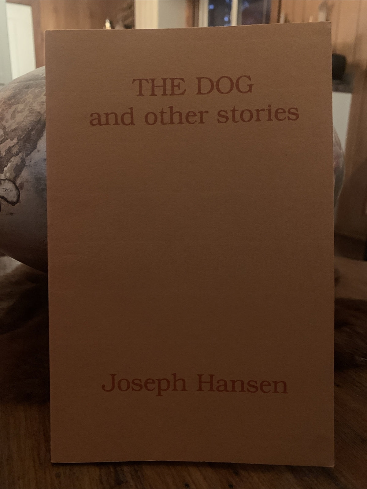 Joseph Hansen The Dog and other stories Signed First Edition (1979)