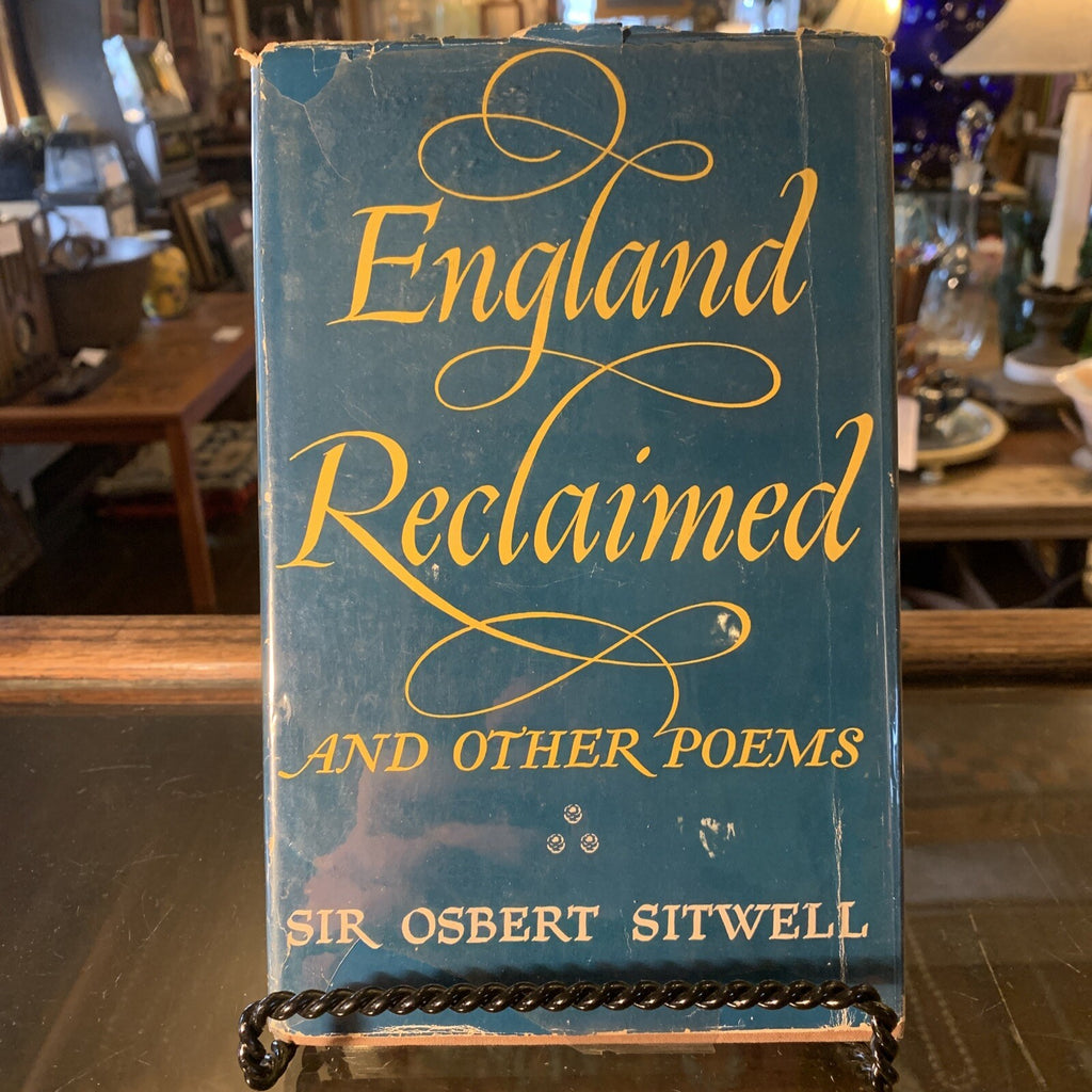 England Reclaimed and Other Poems Sir Robert Sitwell Signed First Edition 1949