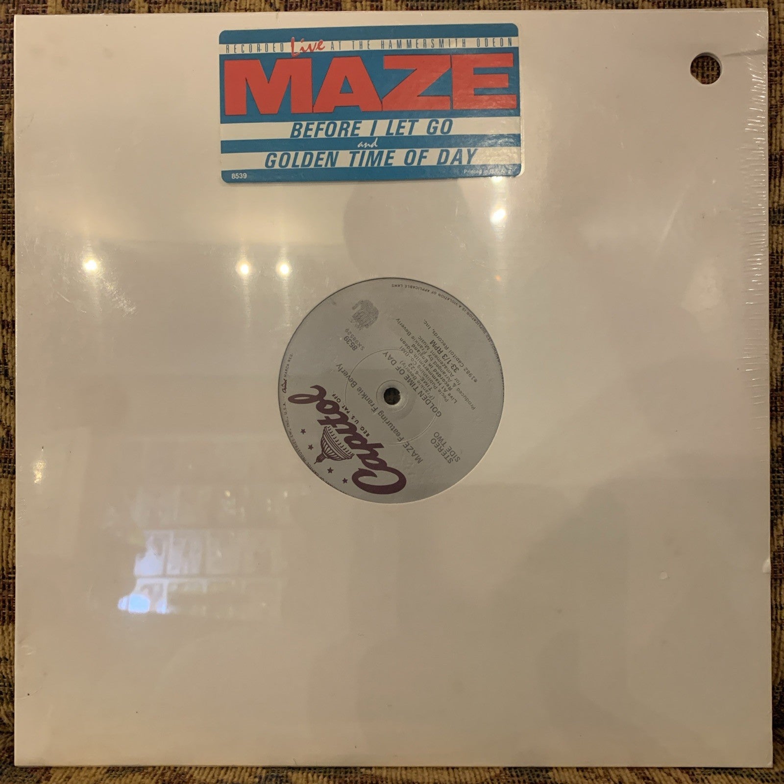 Maze Ft. Frankie Beverly – Before I Let Go  / Golden Time Of The Day - SEALED
