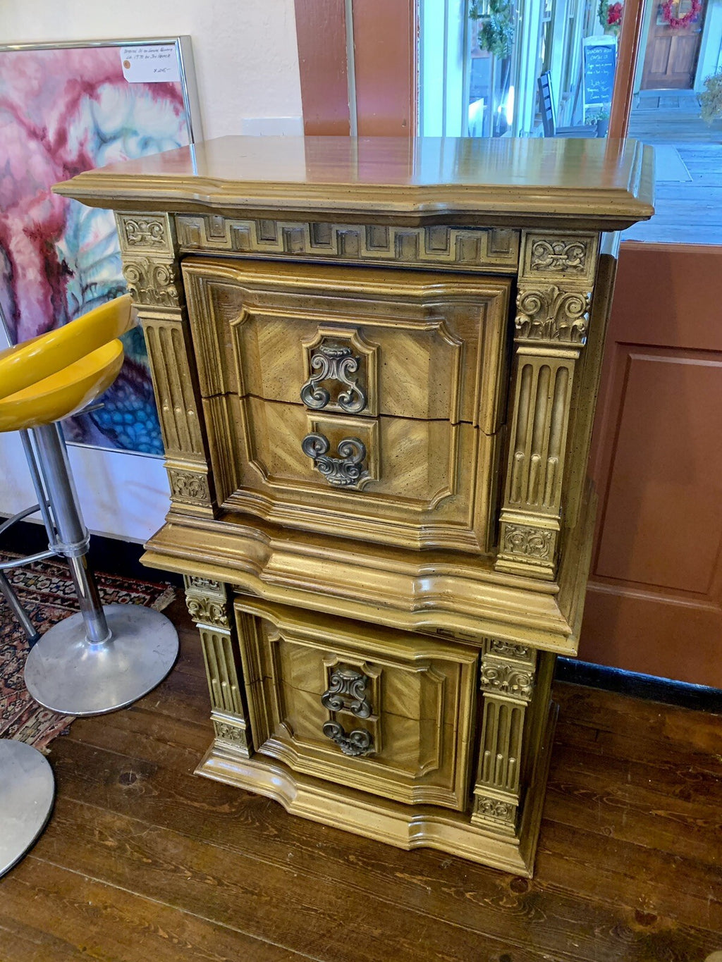 Mid-Century Renaissance Revival Nightstands