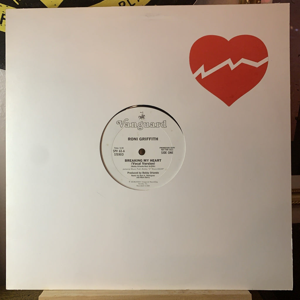 Roni Griffith – Breaking My Heart - Vanguard – SPV 63 - 12” Promo - NM (M-)