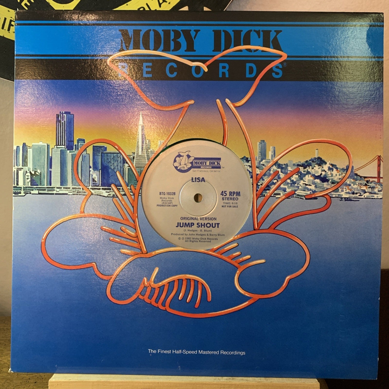 Lisa – Jump Shout - Moby Dick Records – BTG-1032 - Promo - NEAR MINT+