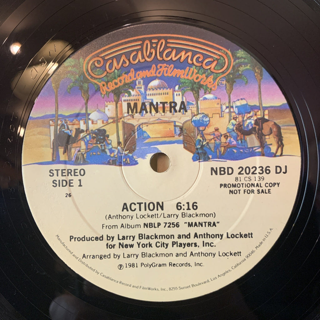 Mantra – Action - Casablanca – NBD 20236 DJ - 12” Promo - NEAR MINT+
