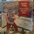 Justin Tubb - Travelin’ Singin’ Man - Cutlass Records CC 123 - SIGNED LP