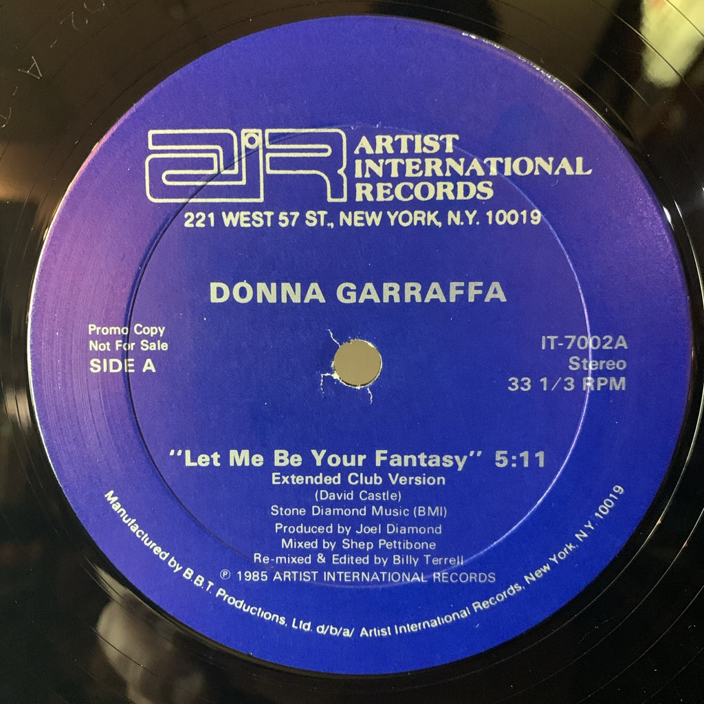 Donna Garraffa ‎– Let Me Be Your Fantasy - T-7002 - 12” Promo - NM (M-)