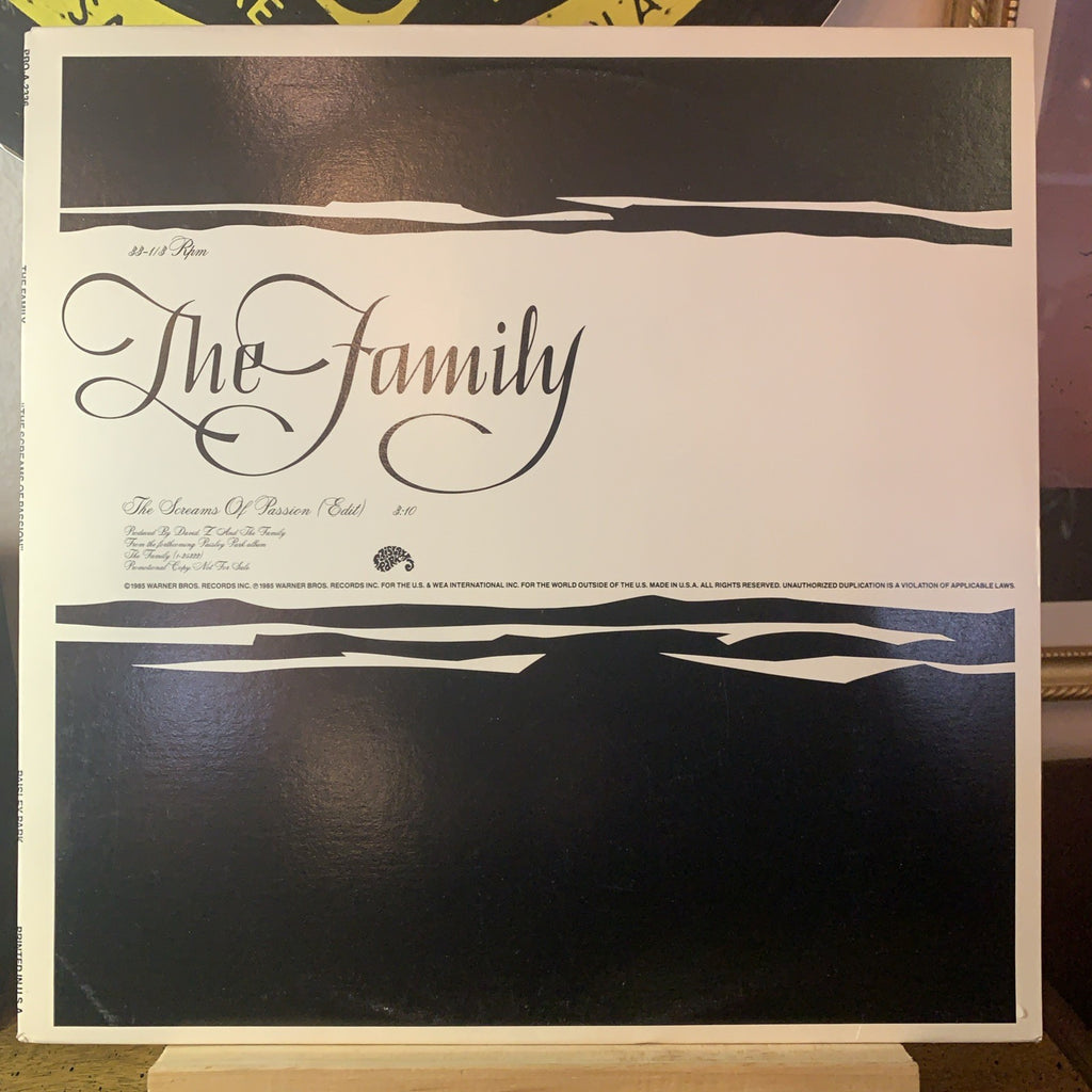 The Family – The Screams Of Passion - Paisley Park – PRO-A-2336 - 12” Promo - NM