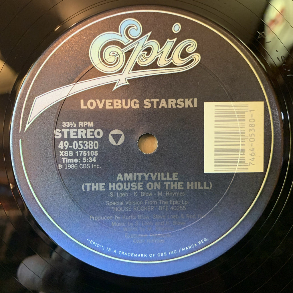 Lovebug Starski – Amityville (The House On The Hill) - Epic – 49-05380 - NM (M-)