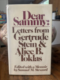Dear Sammy: Letters from Gertrude Stein & Alice B. Toklas Signed 1st Edition