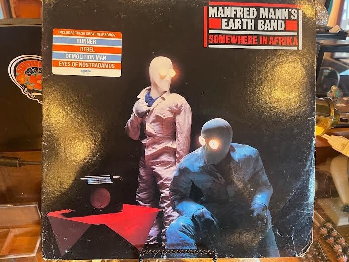 Manfred Mann's Earth Band ‎~  Somewhere In Afrika - 1983 Vinyl  12'' Lp.