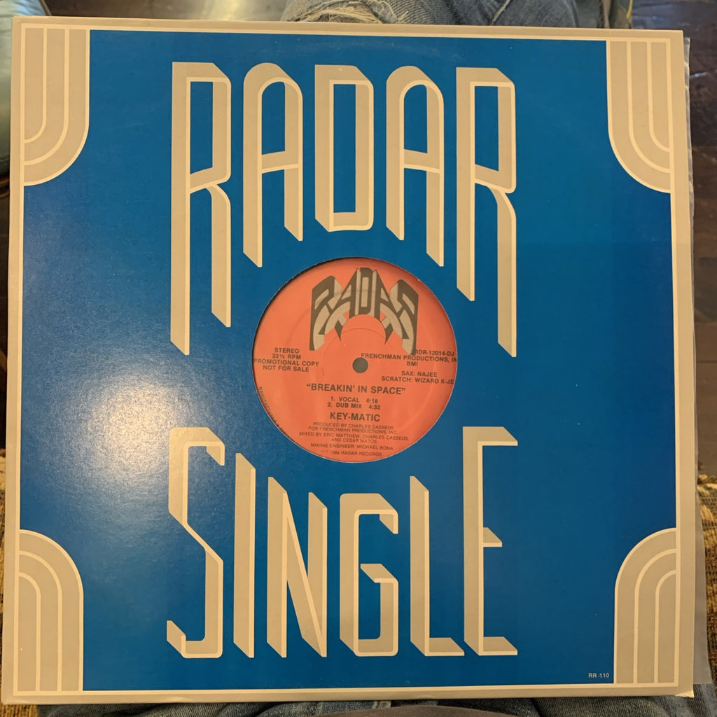 Key-Matic – Breakin' In Space - Radar Records – RDR-12014 - PROMO - EX/NM+