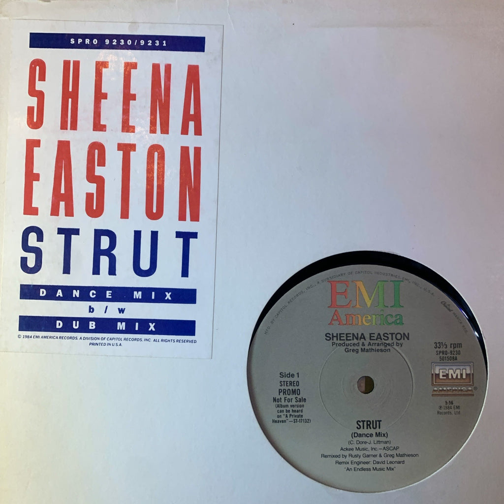 Sheena Easton – Strut - EMI America – SPRO-9230 - 12” Promo - NM(M-)