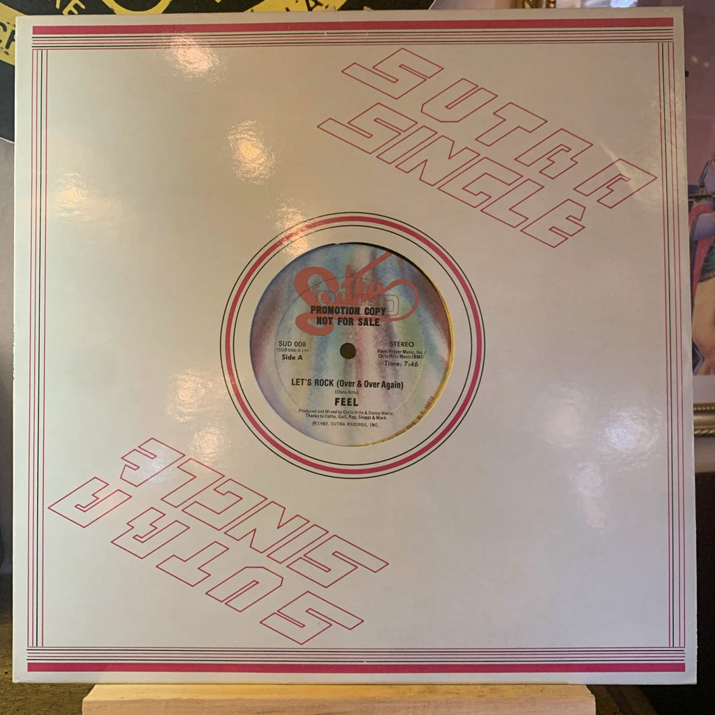 Feel – Let's Rock (Over & Over Again) - Sutra Records – SUD 008 - 12” Promo - NM