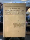 A History of Indian Literature From Vedic Times to the Present Day Signed 1st Ed