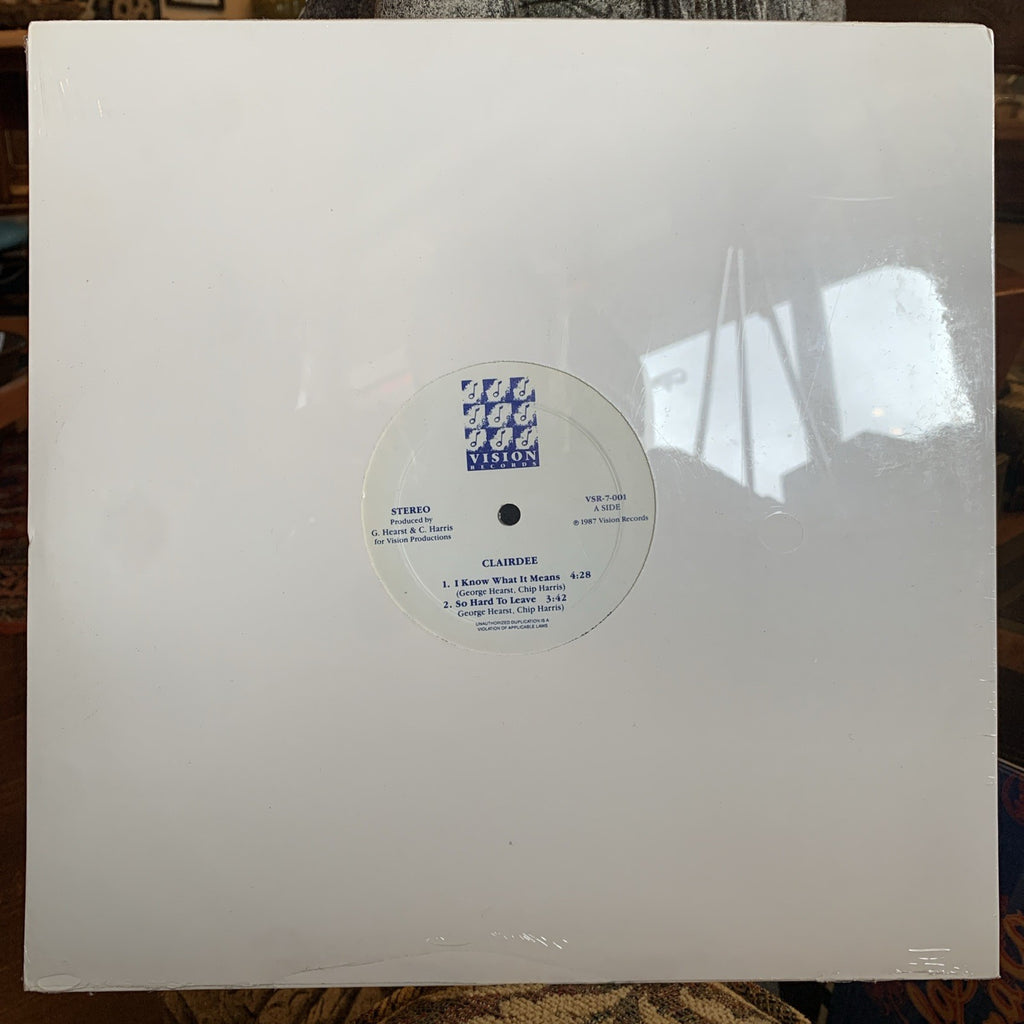 Clairdee – I Know What It Means - Vision Records – VSR-7-002 - MINT SEALED