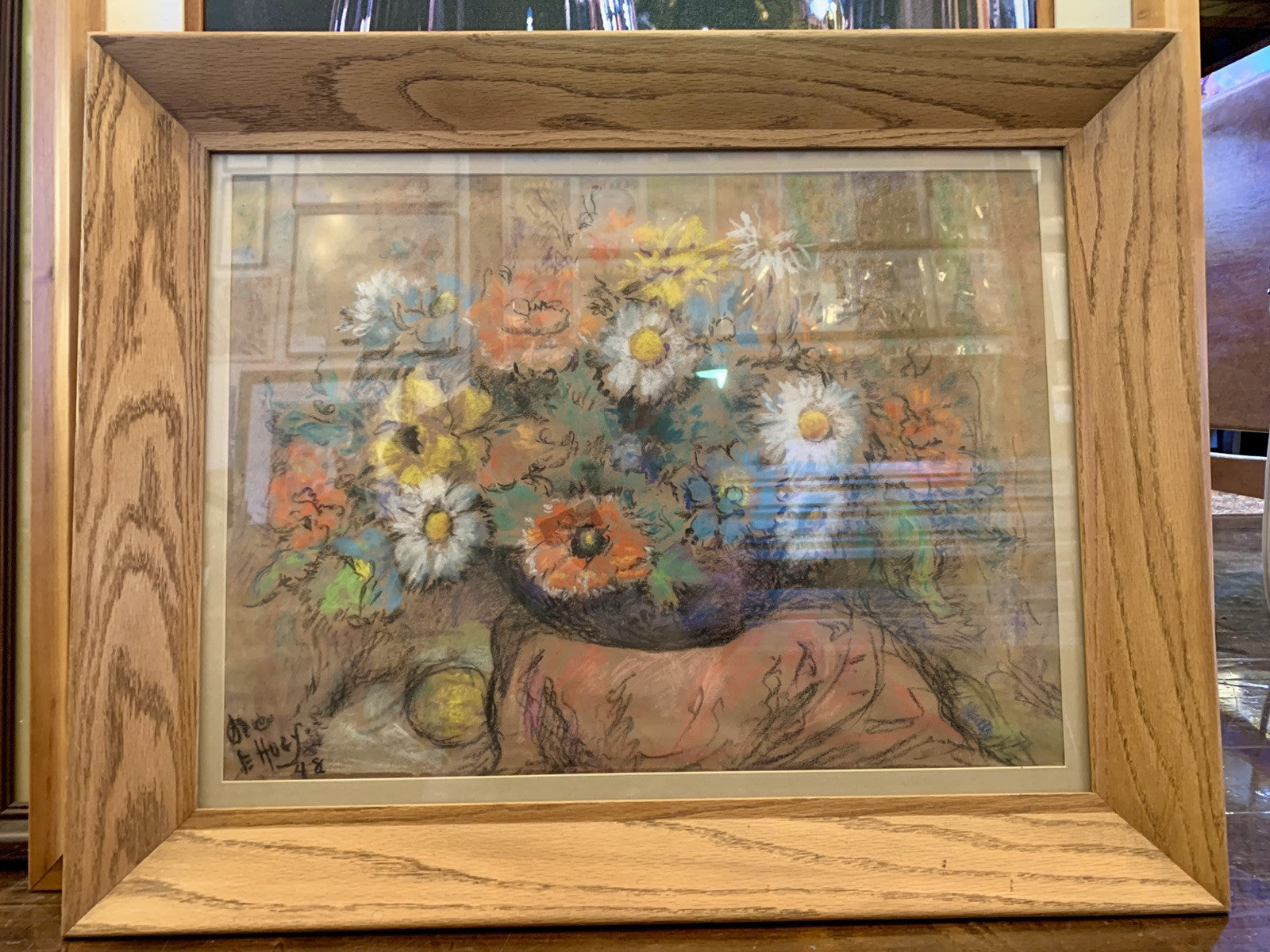 Alice Hugy (1876-1971) - Still Life Sketch - Profusion Of Spring Flowers
