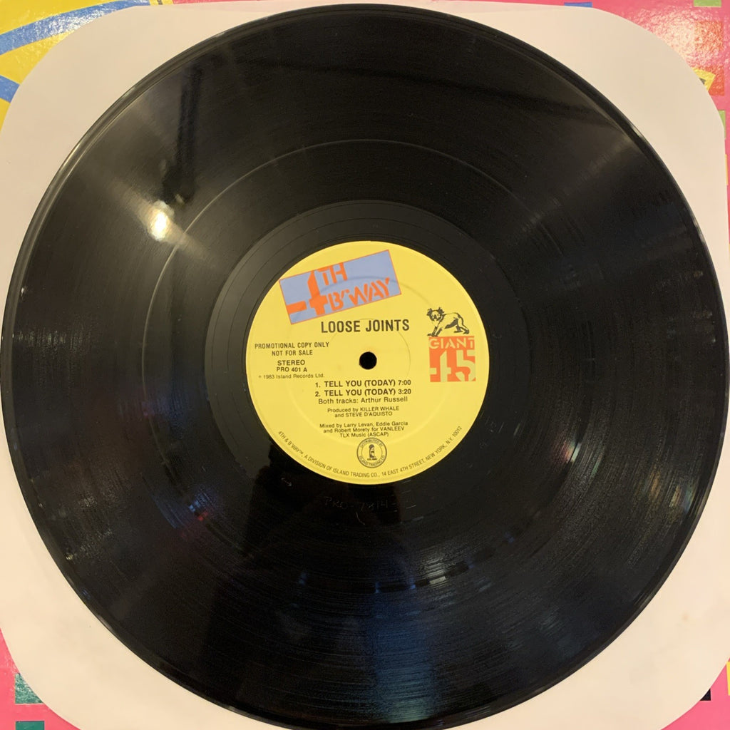 Loose Joints ‎– Tell You (Today) -  4th & Broadway ‎– PRO 401- Promo - NEAR MINT