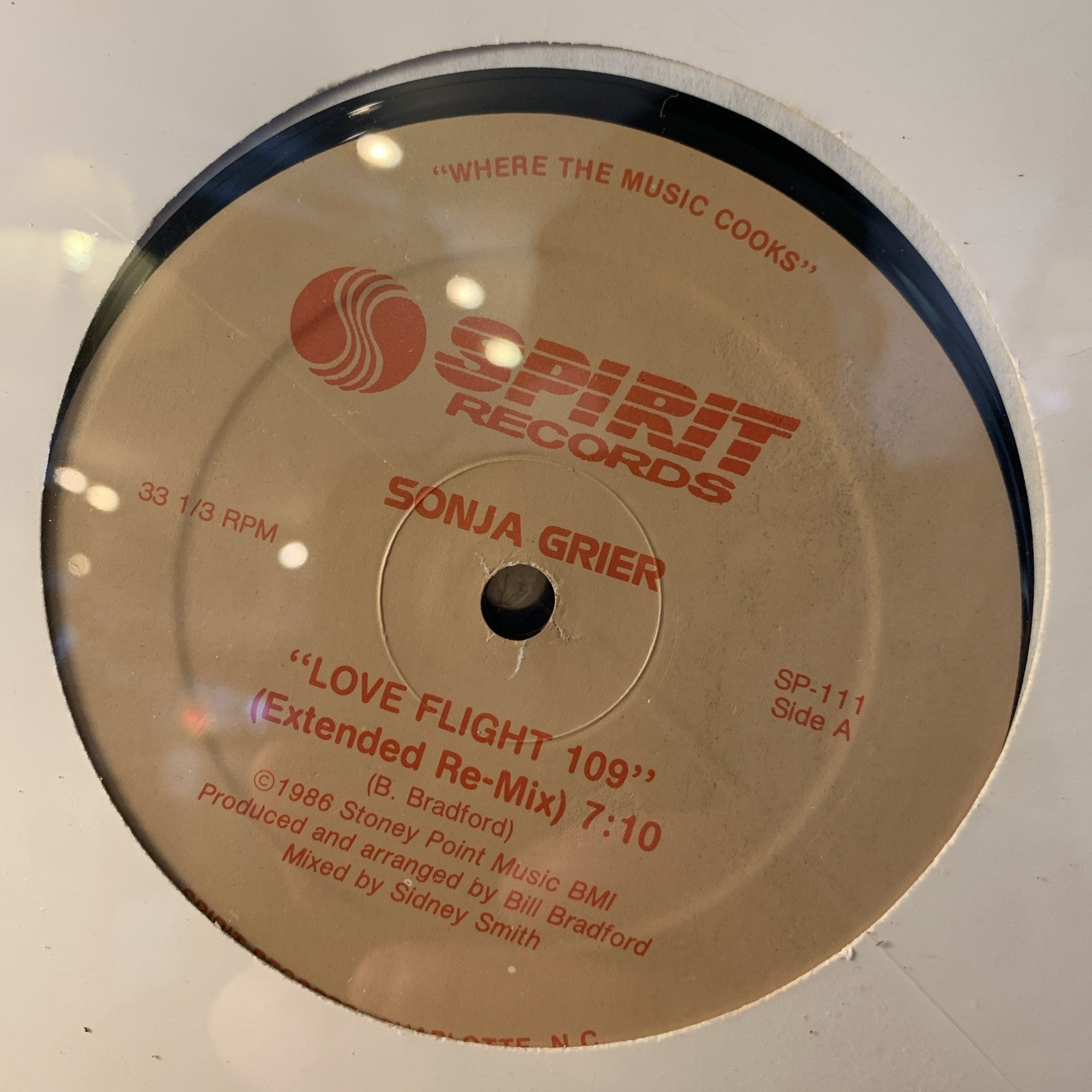 Sonja Grier ‎– Love Flight 109 - Spirit Records ‎– SP-111 - SEALED