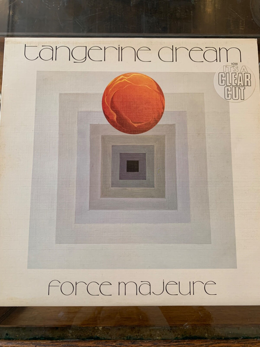 Tangerine Dream Force Majeure CLEAR Vinyl