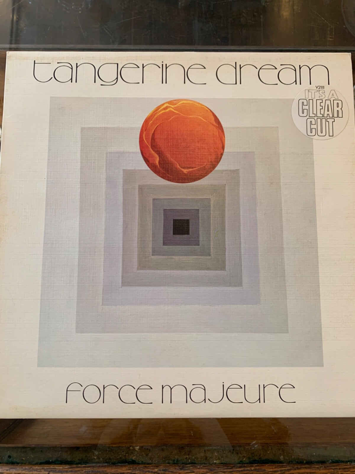 Tangerine Dream Force Majeure CLEAR Vinyl