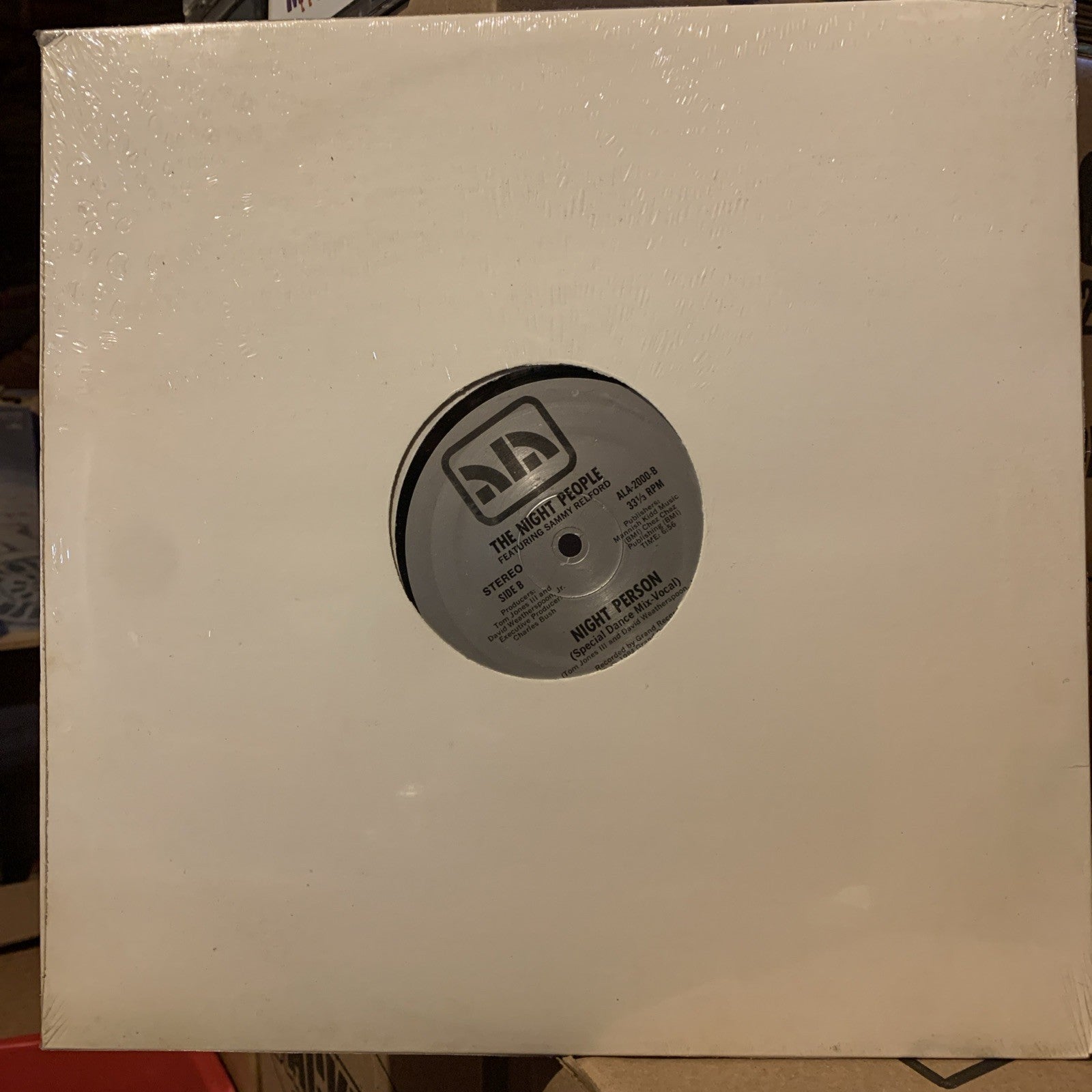 The Night People - Featuring Sammy Relford – Night Person - MINT SEALED