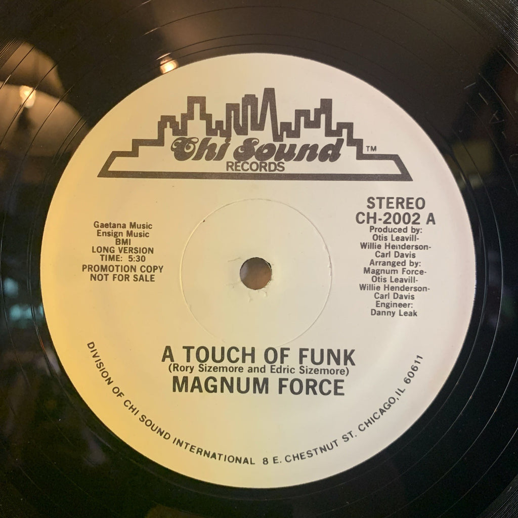 Magnum Force (2) – A Touch Of Funk / Share My Love - 12” Promo - NEAR MINT+