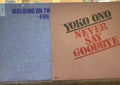 YOKO ONO  12" Walking On Thin Ice PROMO  w/ Lyrics - Never Say Goodbye PROM0