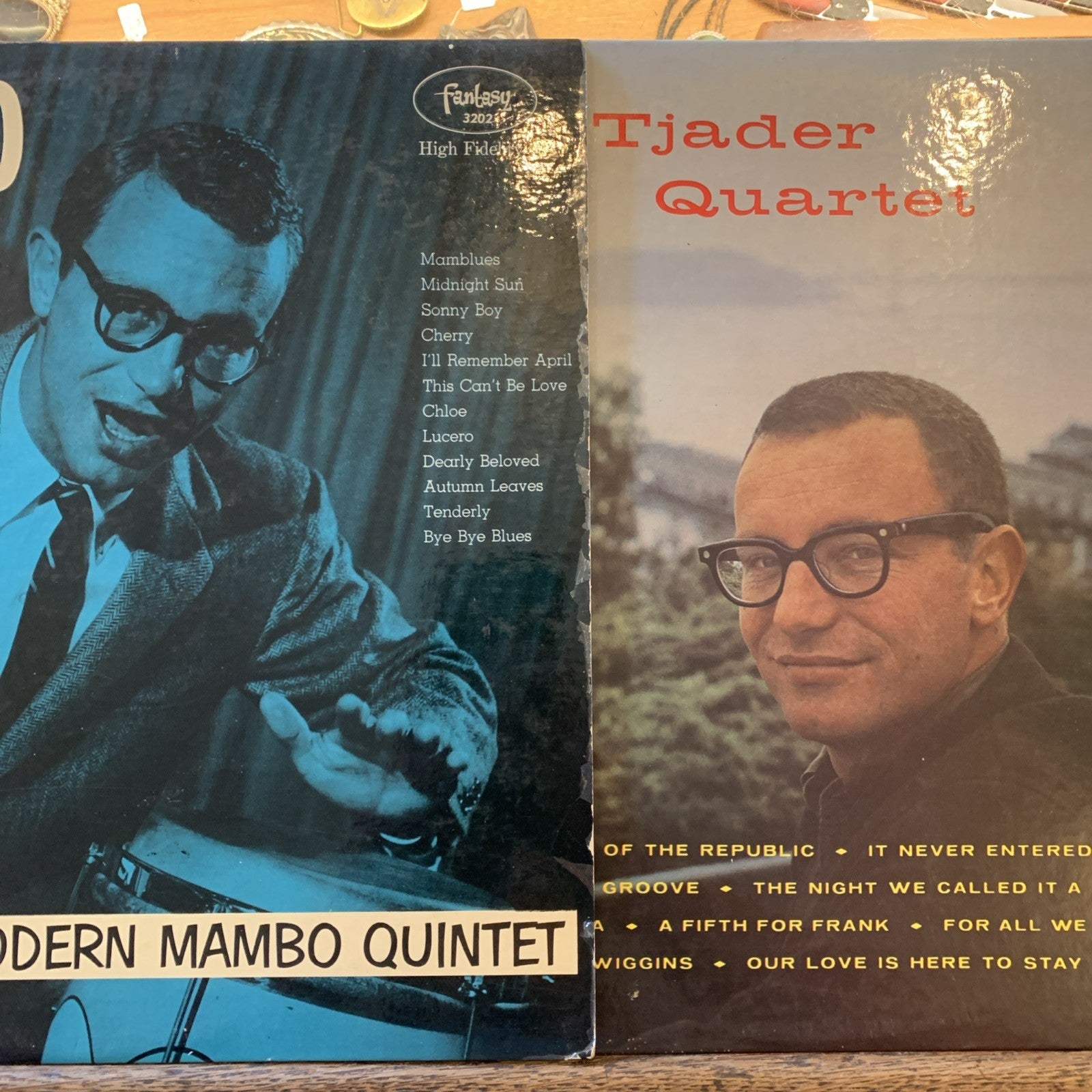 Cal Trader Vinyl Lot - Mambo With Tjader 1955 Mono Red Disc - Cal Tjader Quartet
