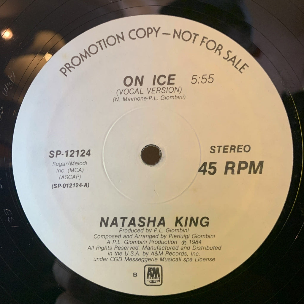 Natasha King ‎– On Ice - A&M Records ‎– SP-12124 - 12” Promo - NM (M-)