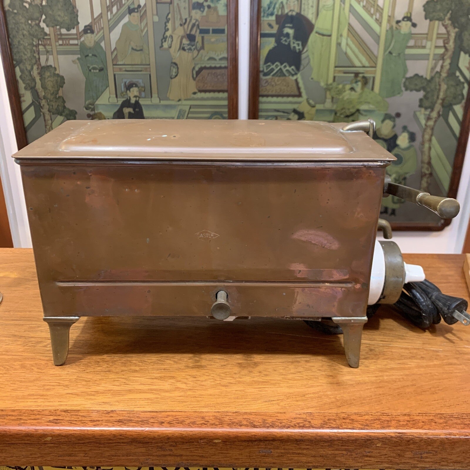 ANTIQUE CASTLE COPPER MEDICAL STERILIZER - TATTOO - DENTAL - UNTESTED