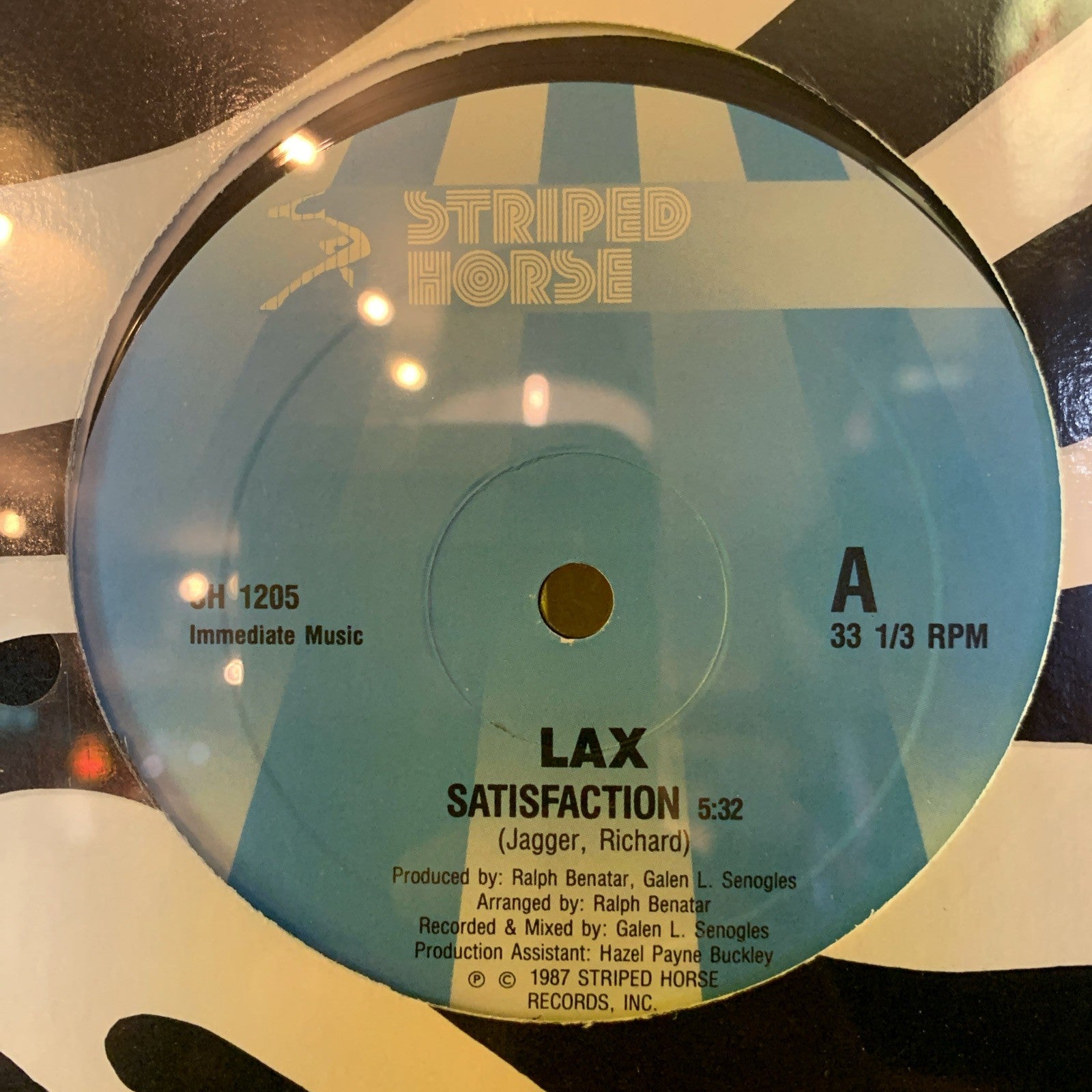 LAX ‎– Satisfaction - Striped Horse – SH 1205 - SEALED!!!