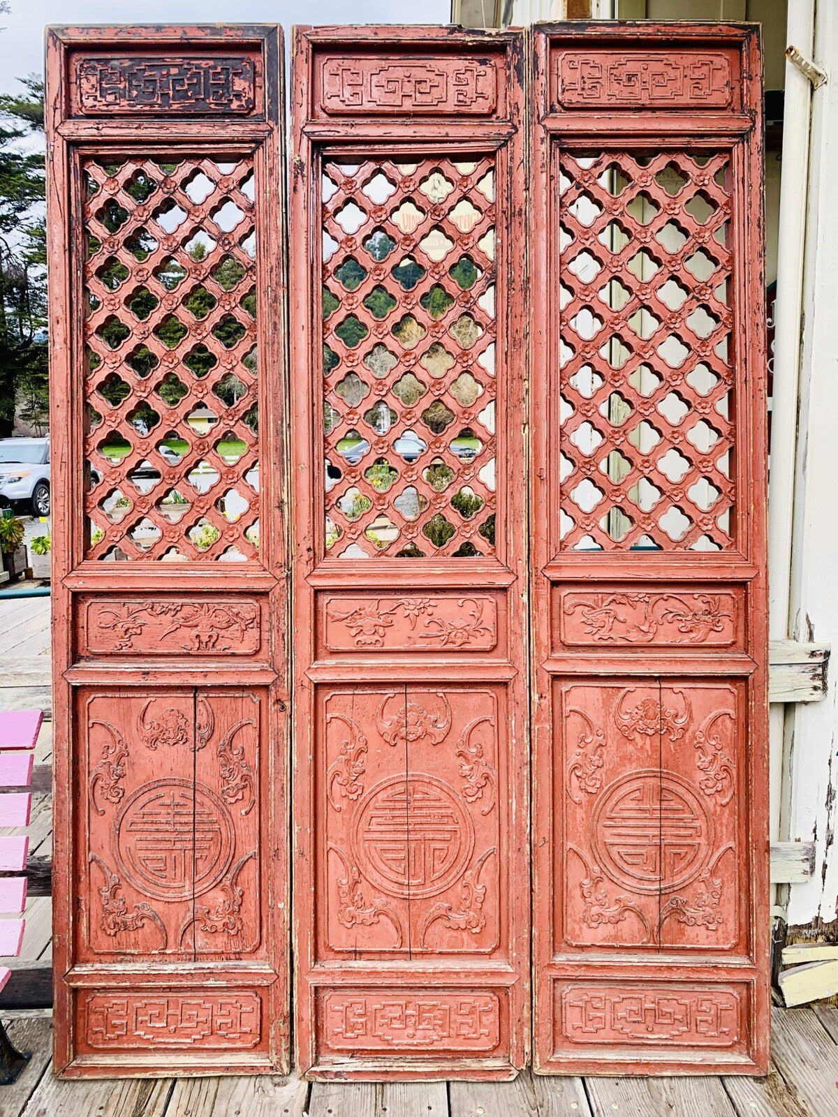 Antique Tibetan Screens