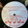 Girlfriend – Lay Your Love On The Line - AIM Records – AIM 12104 - 12” Promo NM