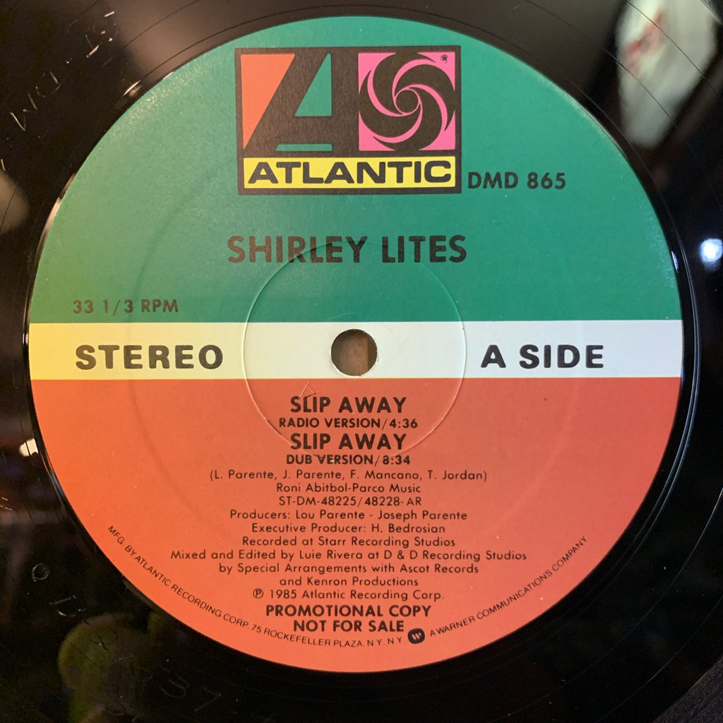Shirley Lites – Slip Away - Atlantic – DMD 865 - 12” Promo - NM (M-)