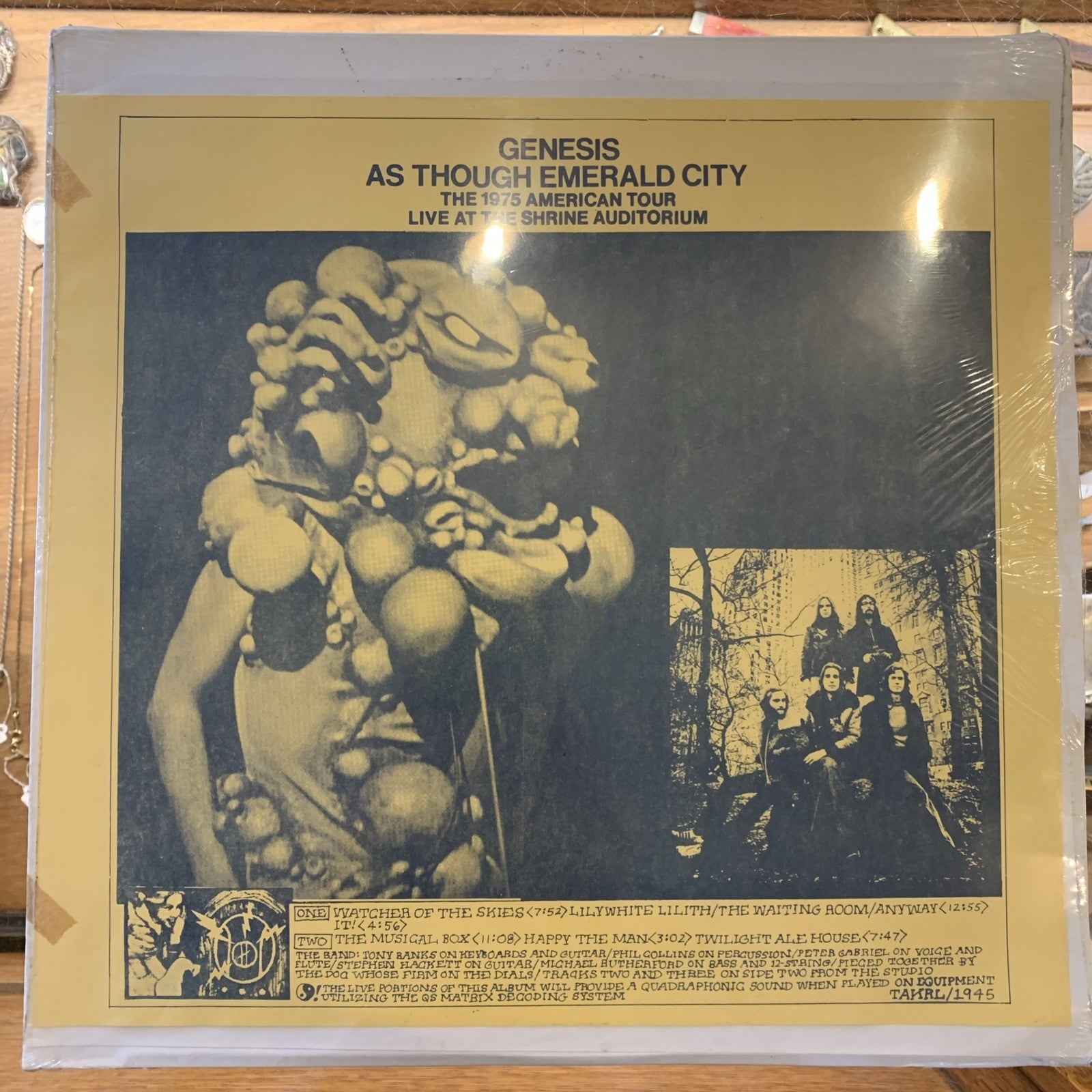 Genesis - As Though Emerald City - Vinyl Lp- Sealed Copy