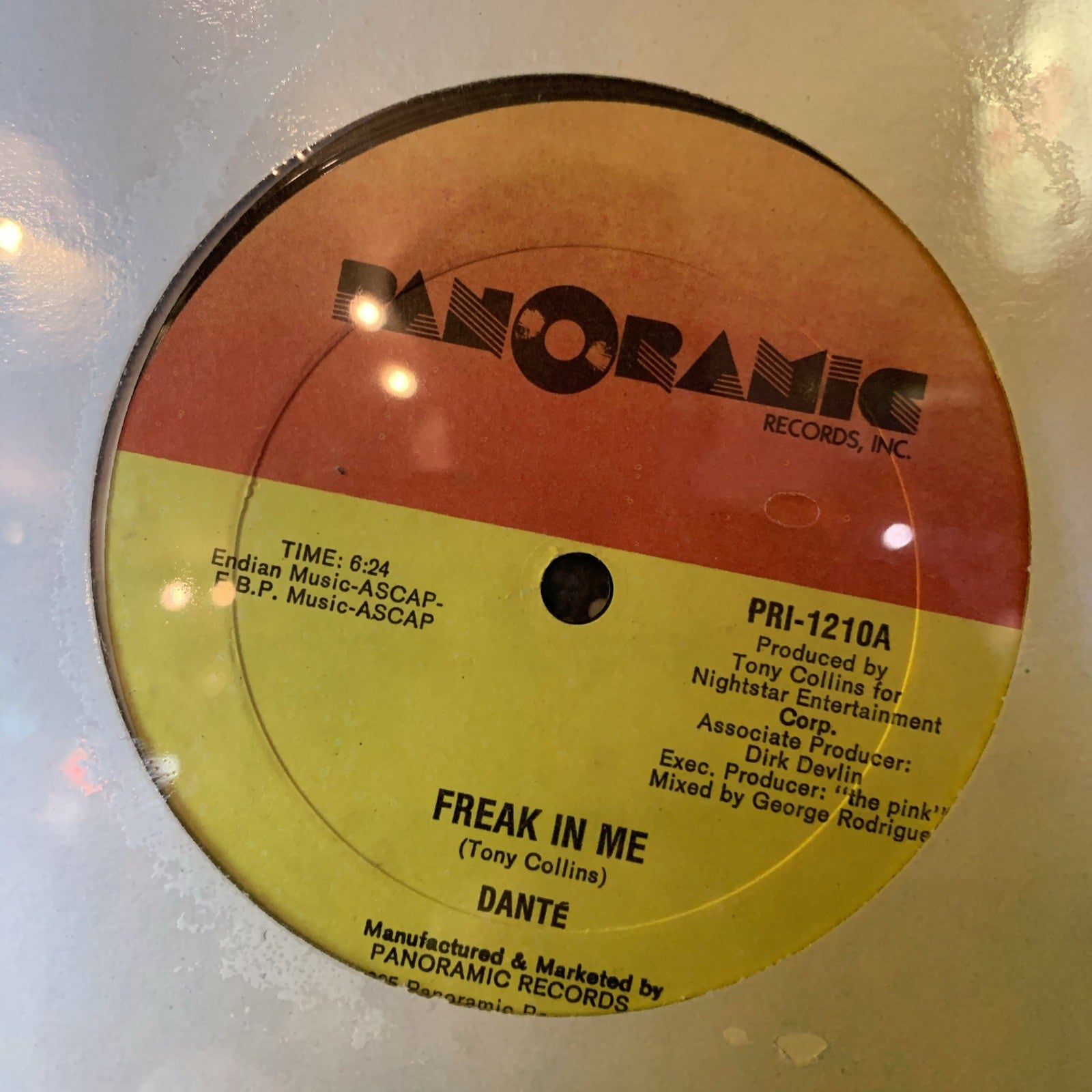 Danté – Freak In Me - Panoramic Records ‎– PRI-1210 - SEALED
