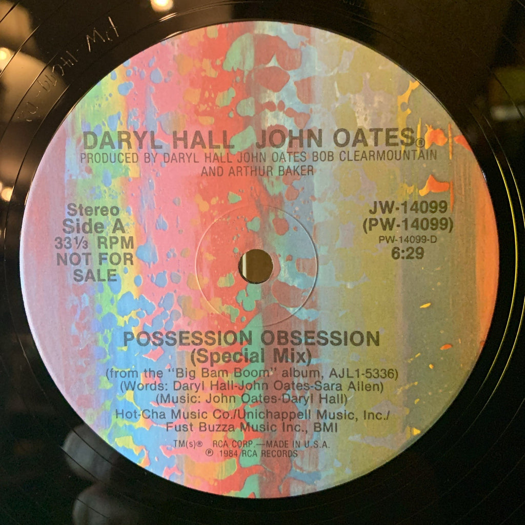 Daryl Hall & John Oates – Possession Obsession - RCA – JW-14099 - 12” Promo - NM