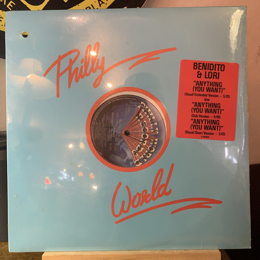 Benidito & Lori ‎– Anything (You Want) - Hype Sticker -  SEALED COPY
