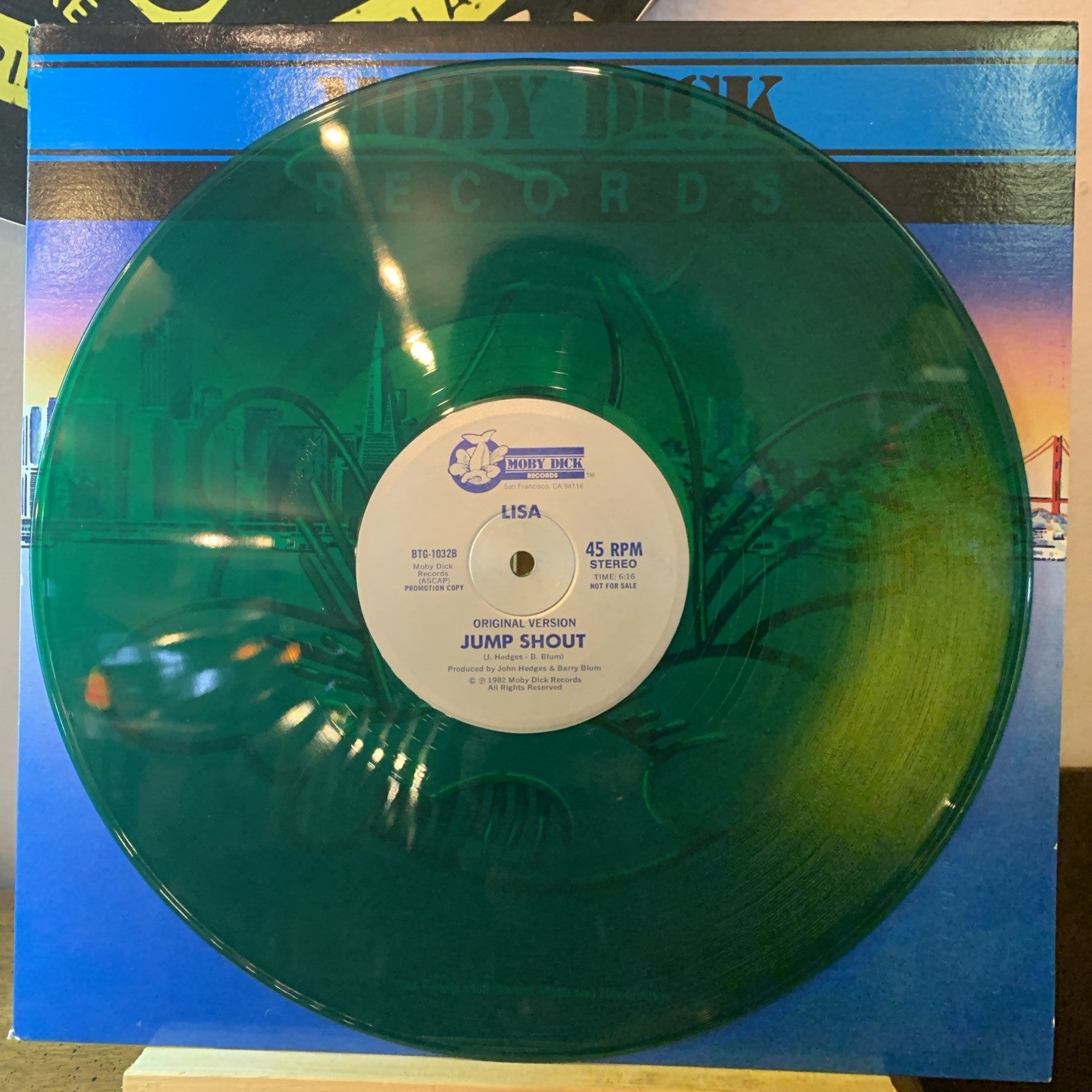 Lisa – Jump Shout - Moby Dick Records – BTG-1032 - Promo - NEAR MINT+