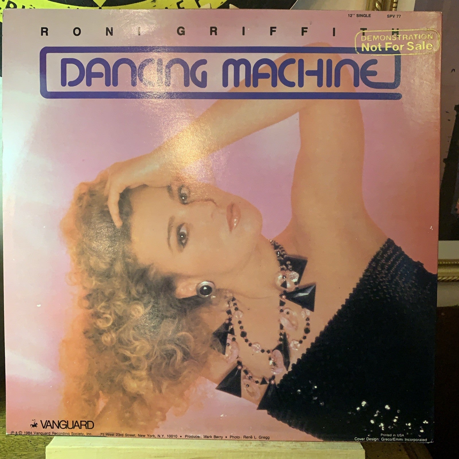 Roni Griffith ‎– Dancing Machine - Vanguard ‎– SPV 77 - Promo - NM (M-)