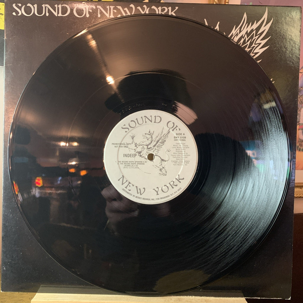Indeep – The Record Keeps Spinning - Sound Of New York – SNY 5109 - 12” PROMO NM