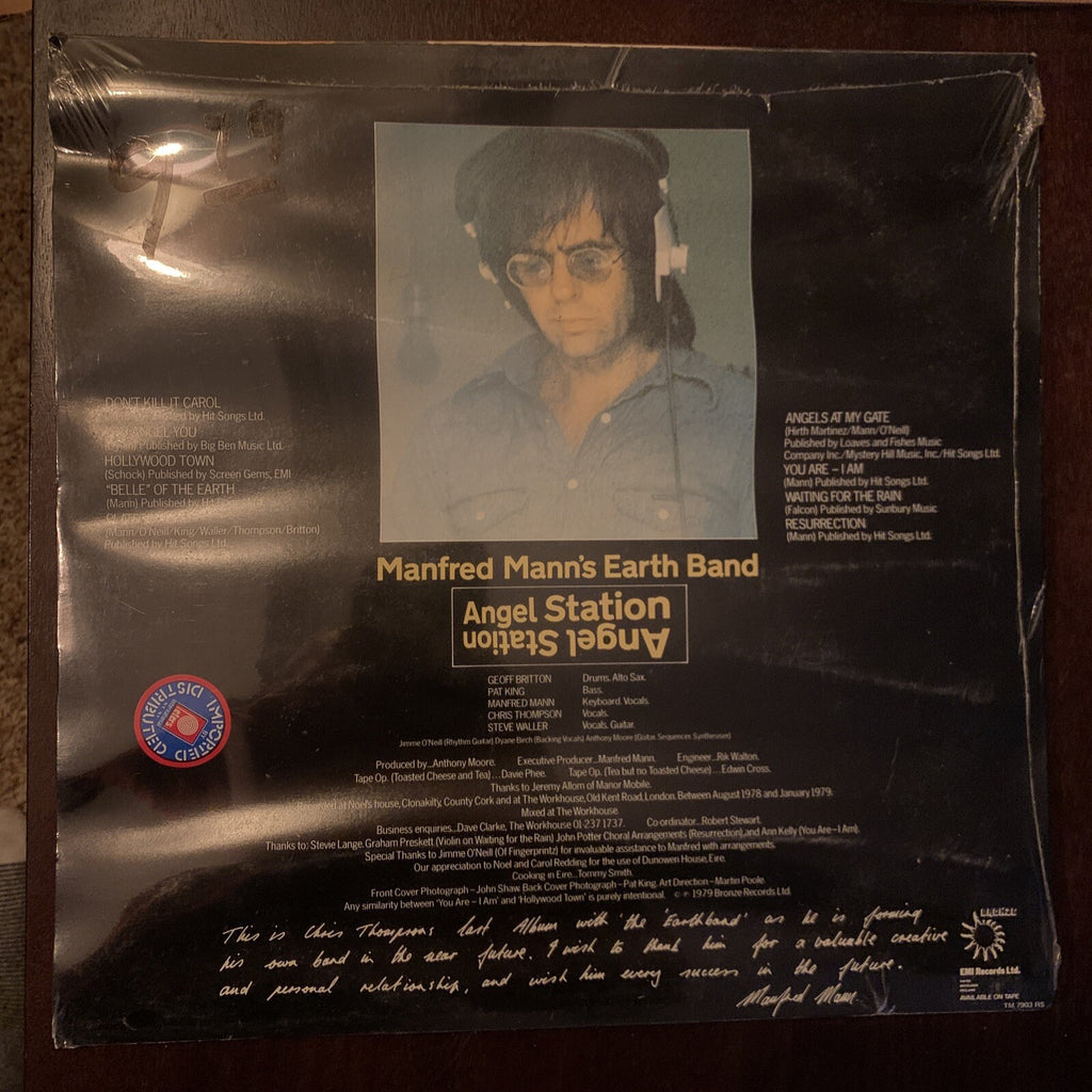 Manfred Mann’s Earth Band Angel Station English Import SEALED TM 7903HS