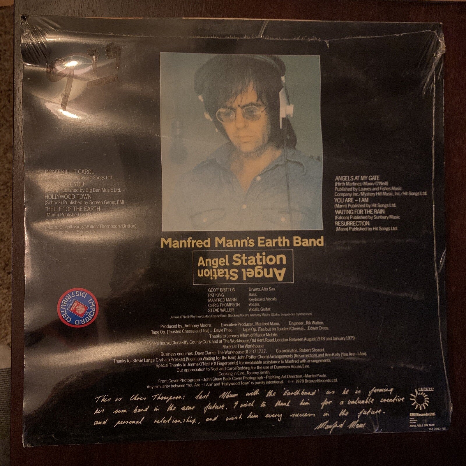 Manfred Mann’s Earth Band Angel Station English Import SEALED TM 7903HS