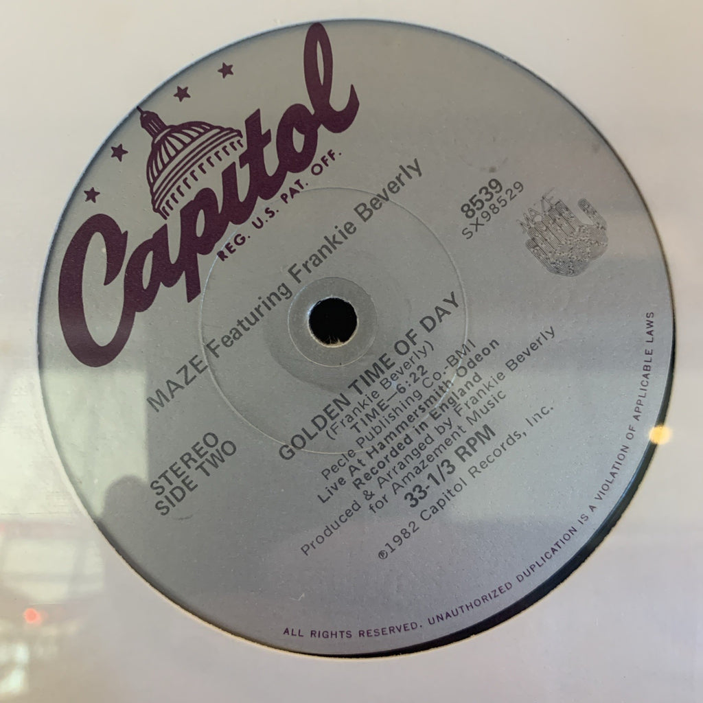 Maze Featuring Frankie Beverly ‎– Before I Let Go / Golden Time Of The Day