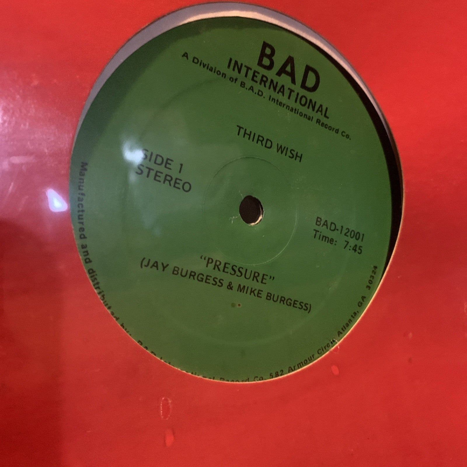 Third Wish – Pressure - MINT FACTORY SEALED COPY LP
