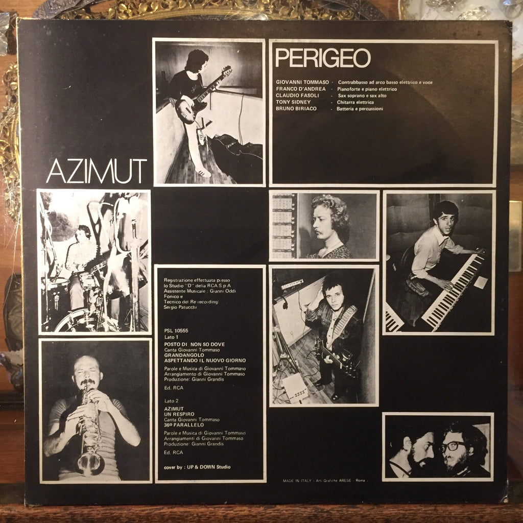 PERIGEO Azimut LP 1972 ITALY NEAR MINT- First Pressing Psych Prog Jazz