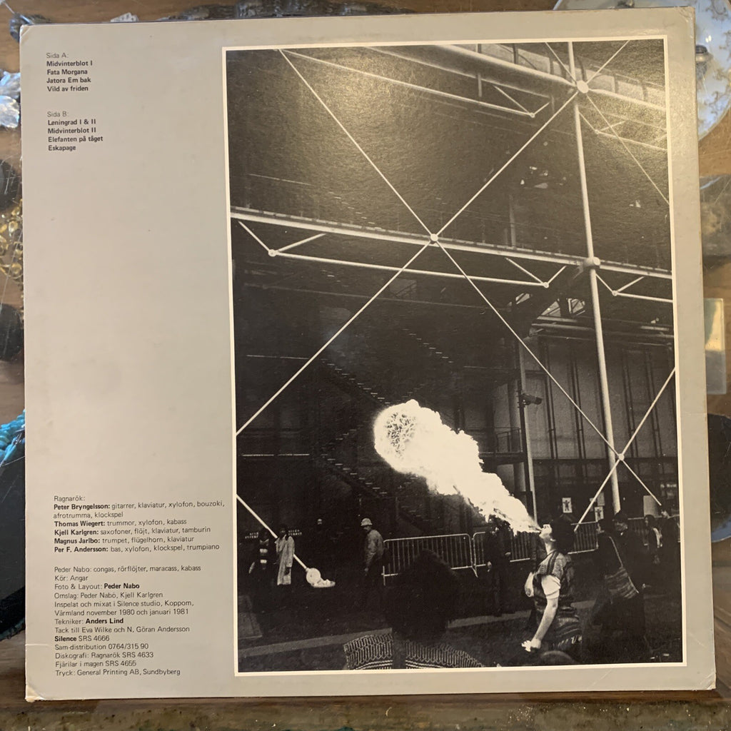 Ragnarök ‎– Fata Morgana -  Silence (3) ‎– SRS 4666 - Sleeve VG+ Disc EX/NM