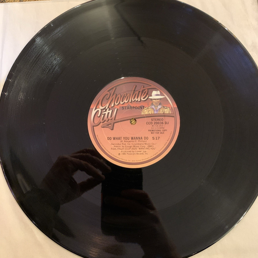 Starpoint ‎– Do What You Wanna Do -  Chocolate City ‎ - 12” Promo - NEAR MINT+
