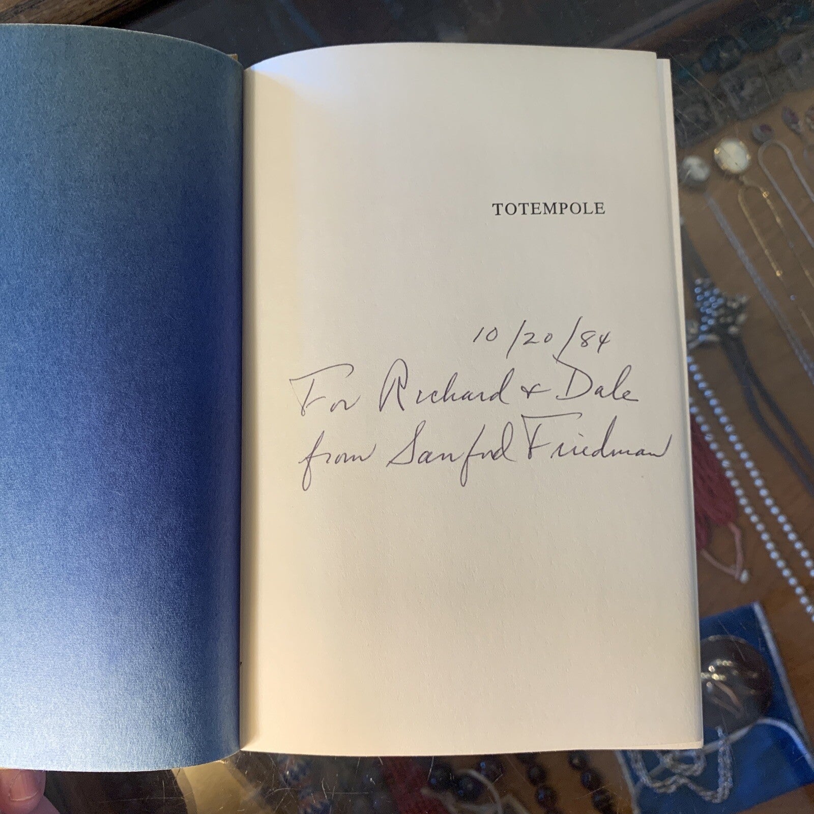 Totempole Sanford Friedman Inscribed & Signed First Edition (1965)
